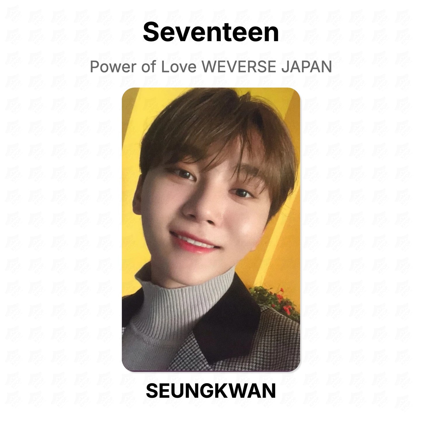 Seventeen Power of Love WEVERSE JAPAN Official Photocard