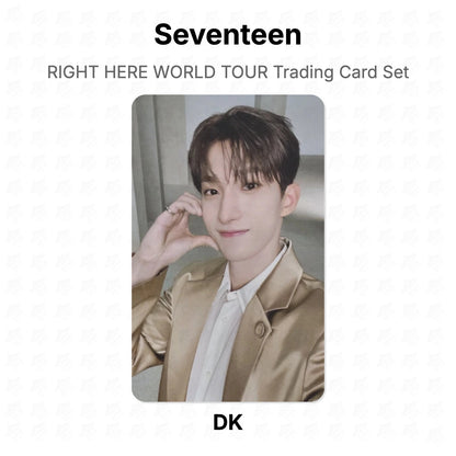 Seventeen RIGHT HERE WORLD TOUR Trading Card Set Official Photocard