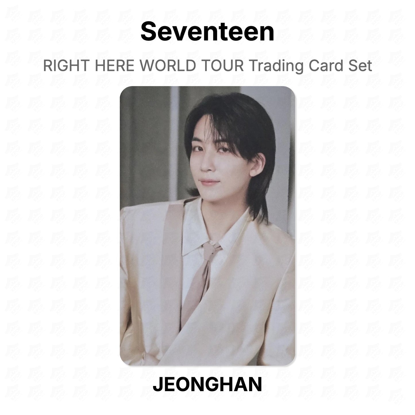 Seventeen RIGHT HERE WORLD TOUR Trading Card Set Official Photocard