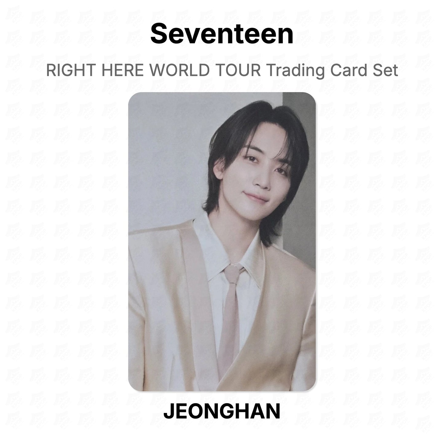 Seventeen RIGHT HERE WORLD TOUR Trading Card Set Official Photocard