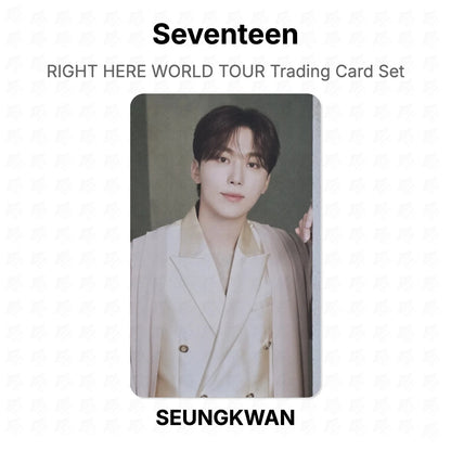 Seventeen RIGHT HERE WORLD TOUR Trading Card Set Official Photocard