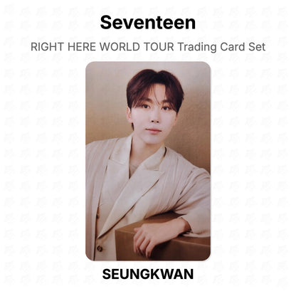 Seventeen RIGHT HERE WORLD TOUR Trading Card Set Official Photocard
