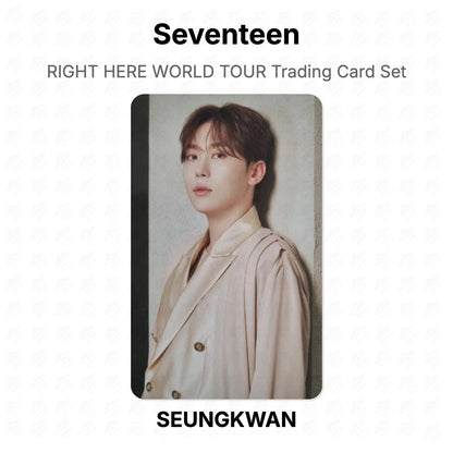 Seventeen RIGHT HERE WORLD TOUR Trading Card Set Official Photocard