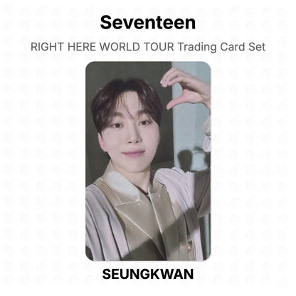 Seventeen RIGHT HERE WORLD TOUR Trading Card Set Official Photocard