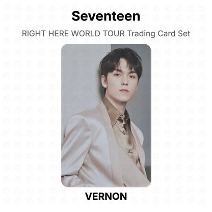 Seventeen RIGHT HERE WORLD TOUR Trading Card Set Official Photocard