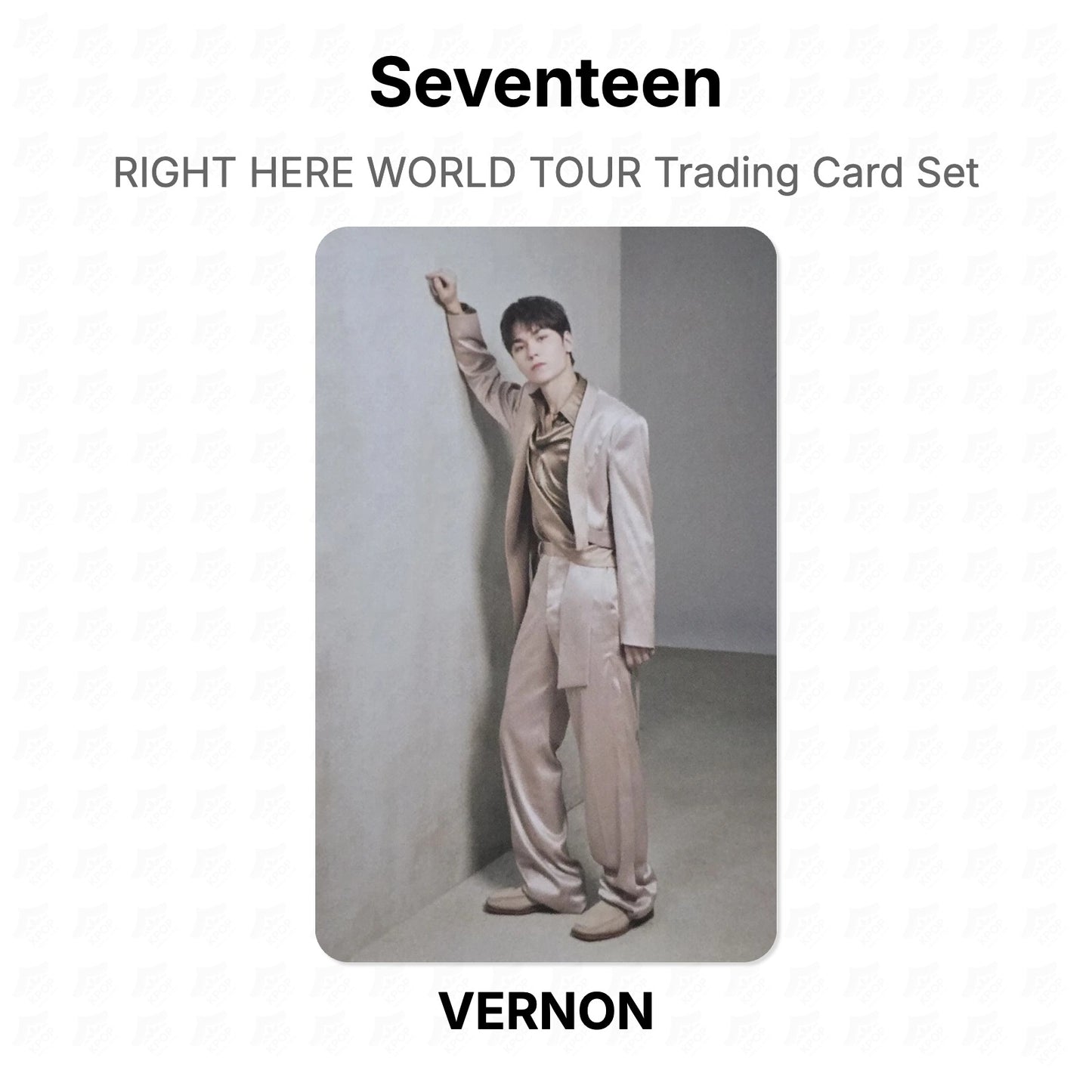 Seventeen RIGHT HERE WORLD TOUR Trading Card Set Official Photocard