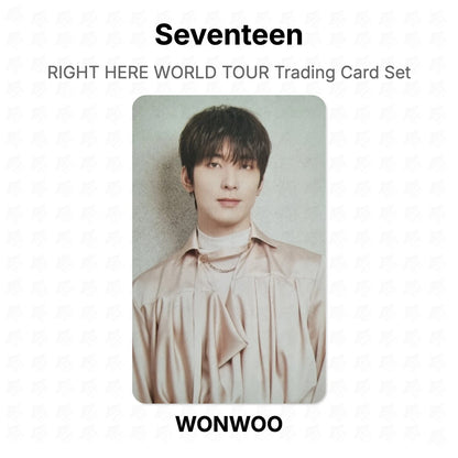 Seventeen RIGHT HERE WORLD TOUR Trading Card Set Official Photocard