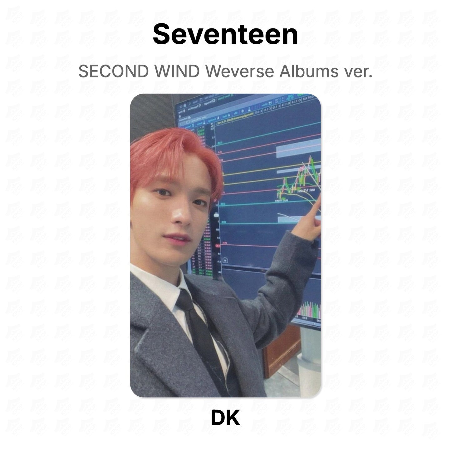 Seventeen SECOND WIND Weverse Albums ver. photocard oficial
