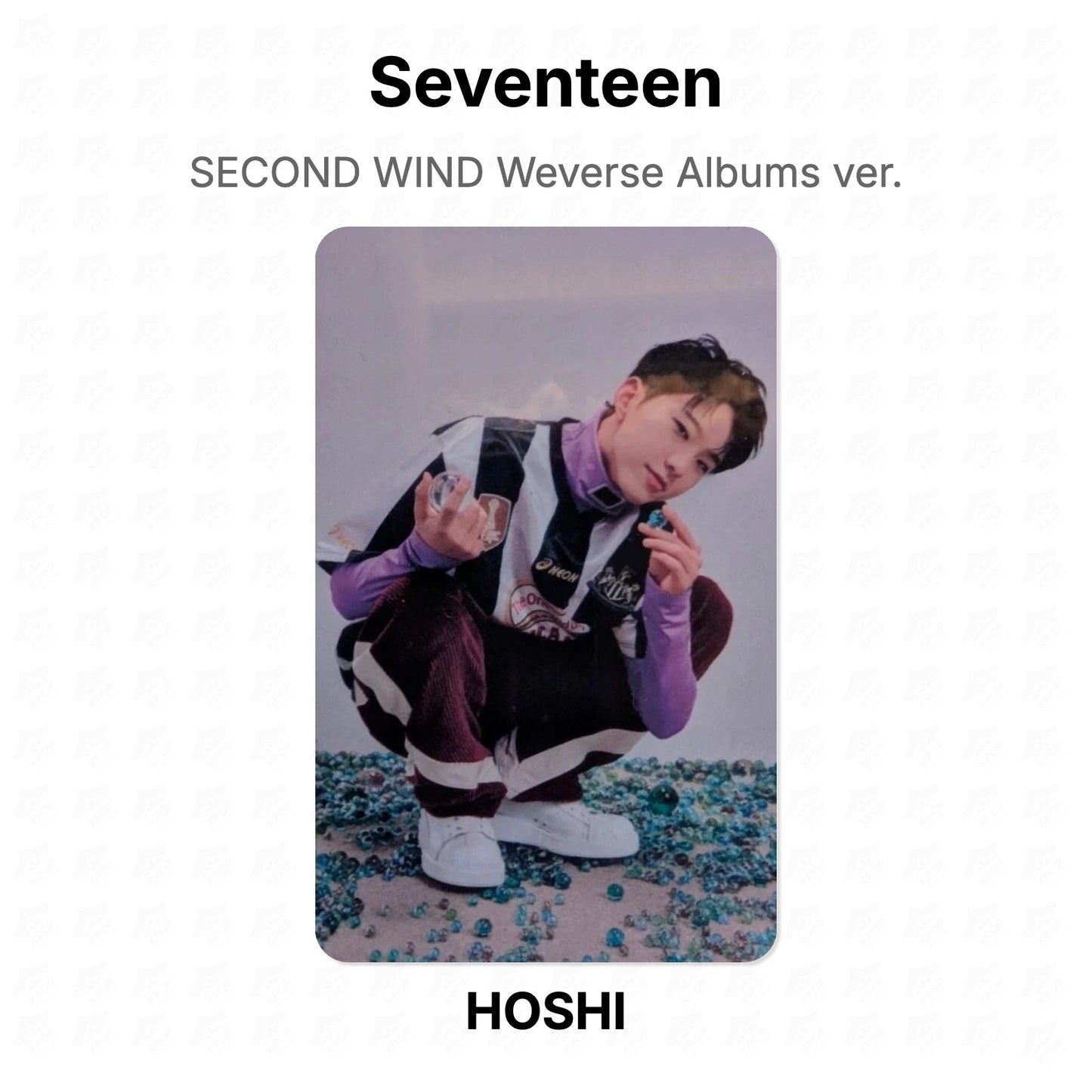 Seventeen SECOND WIND Weverse Albums ver. photocard oficial