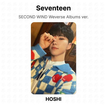 Seventeen SECOND WIND Weverse Albums ver. photocard oficial