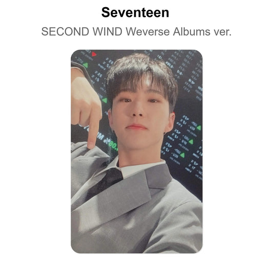 Seventeen SECOND WIND Weverse Albums ver. Official Photocard