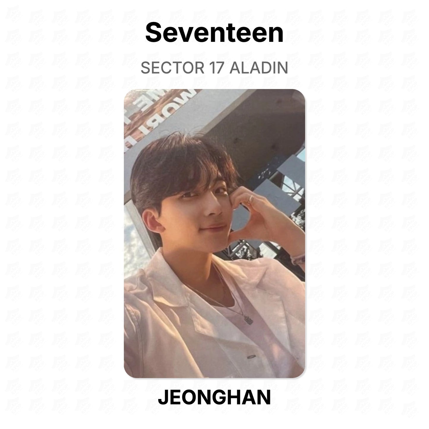 Seventeen SECTOR 17 ALADIN Official Photocard