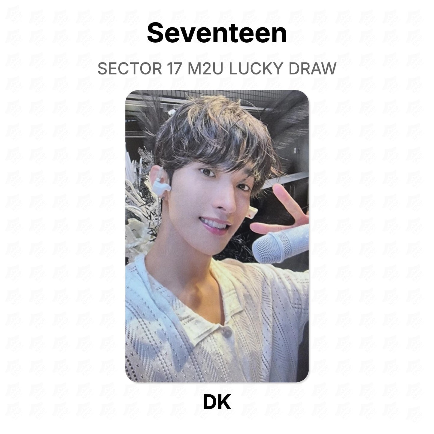 Seventeen SECTOR 17 M2U LUCKY DRAW Offizielle Photocard