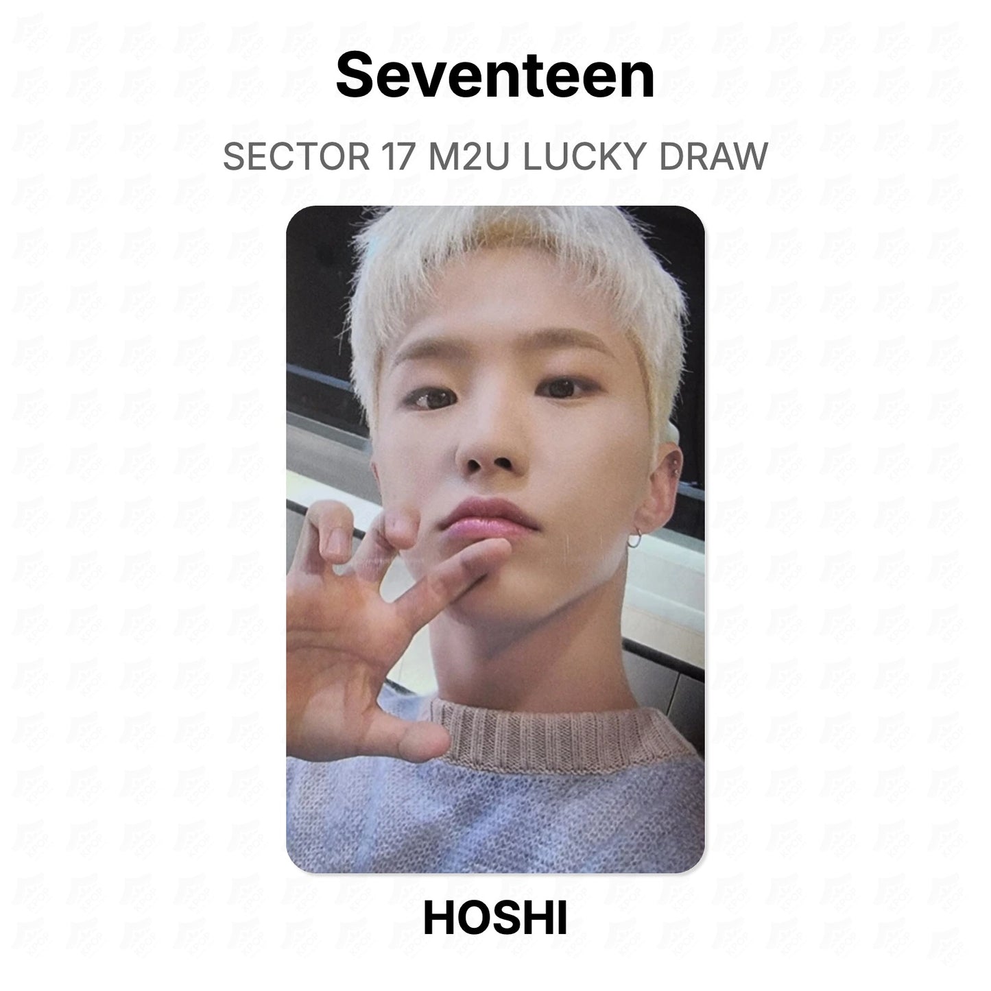 Seventeen SECTOR 17 M2U LUCKY DRAW Offizielle Photocard