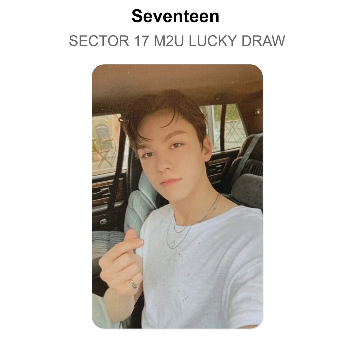 Seventeen SECTOR 17 M2U LUCKY DRAW Official Photocard