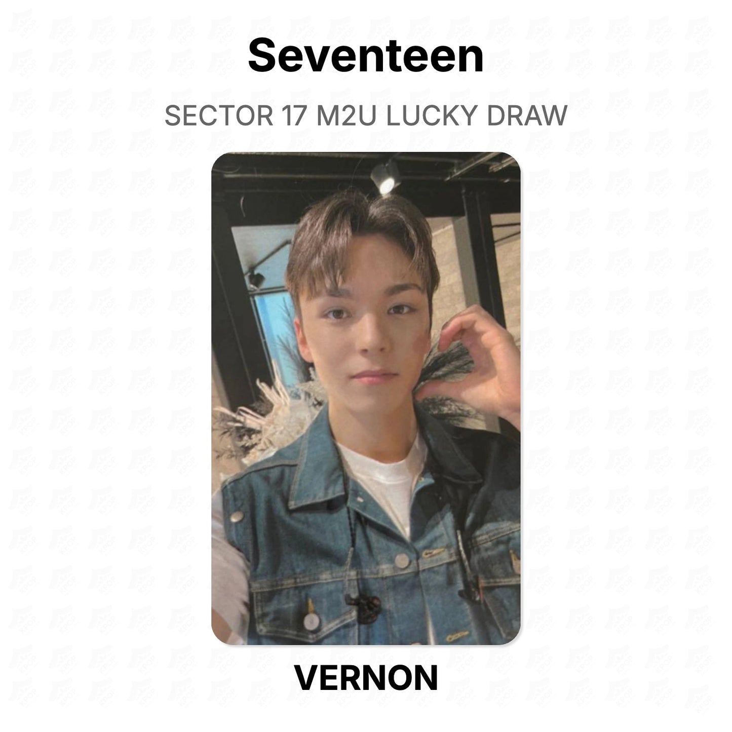 Seventeen SECTOR 17 M2U LUCKY DRAW Offizielle Photocard
