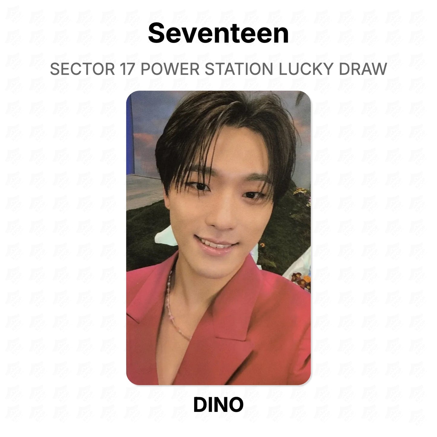 Seventeen SECTOR 17 POWER STATION LUCKY DRAW Official Photocard