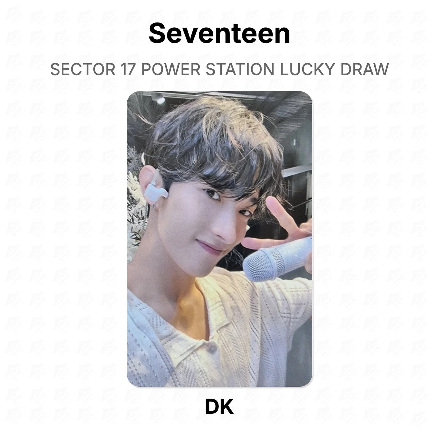 Seventeen SECTOR 17 POWER STATION LUCKY DRAW Official Photocard