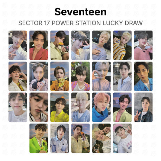 Seventeen SECTOR 17 POWER STATION LUCKY DRAW Official Photocard
