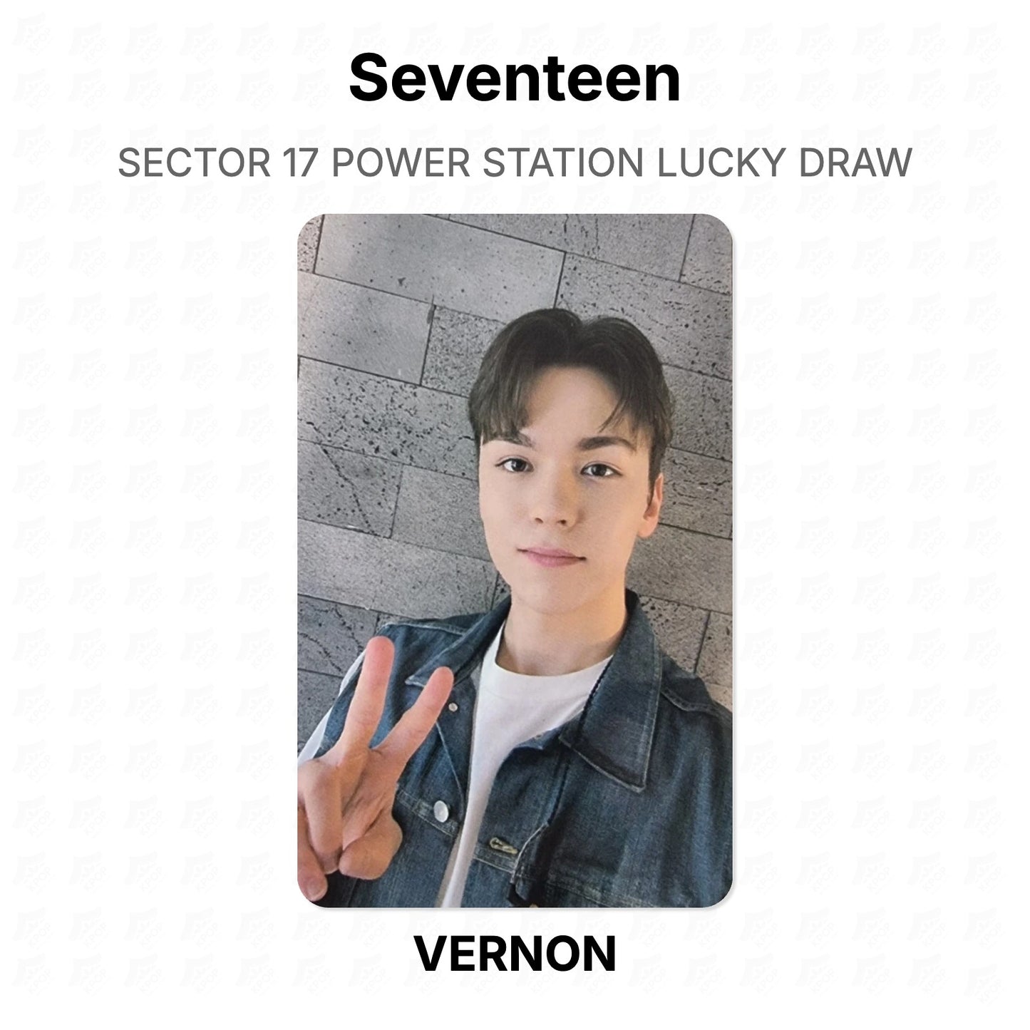 Seventeen SECTOR 17 POWER STATION LUCKY DRAW Official Photocard