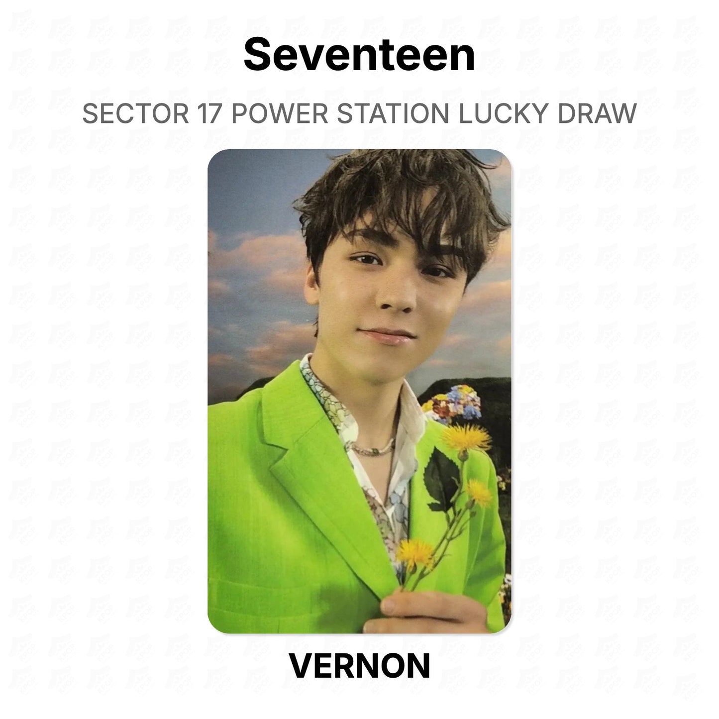 Seventeen SECTOR 17 POWER STATION LUCKY DRAW Official Photocard