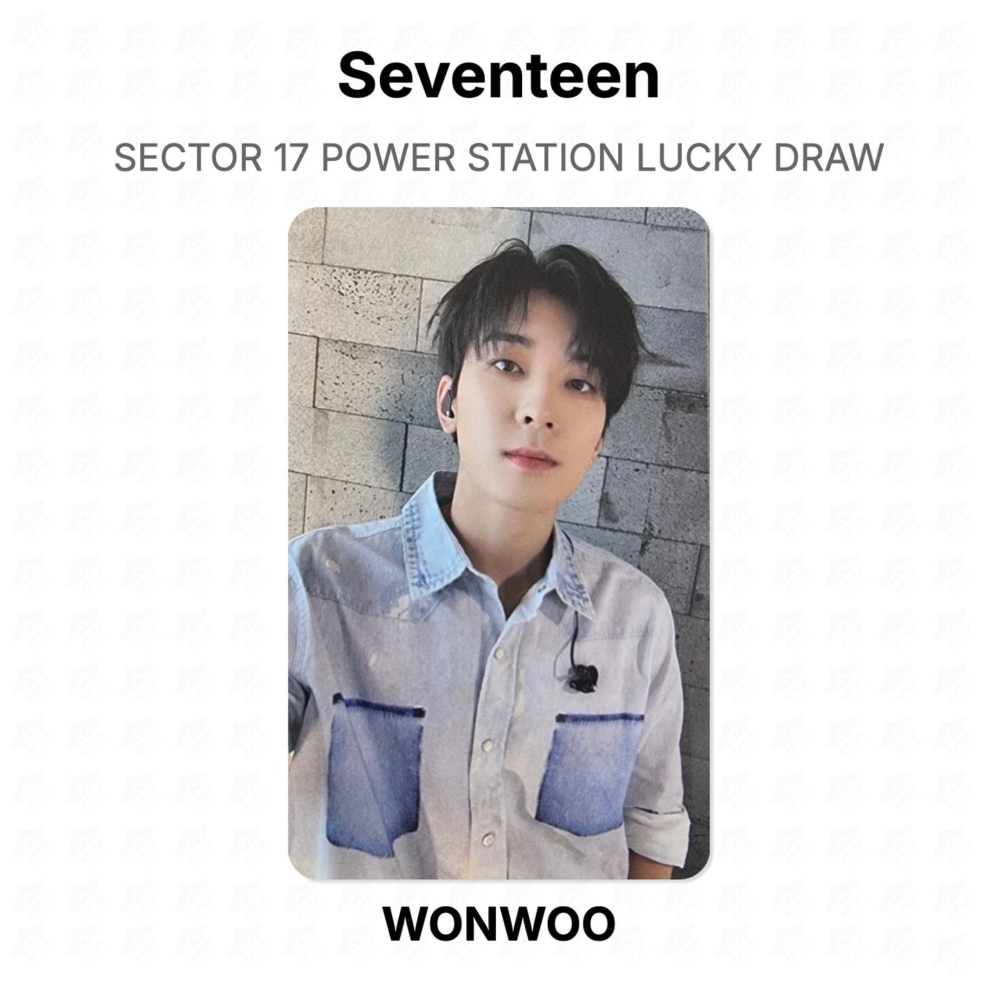 Seventeen SECTOR 17 POWER STATION LUCKY DRAW Official Photocard
