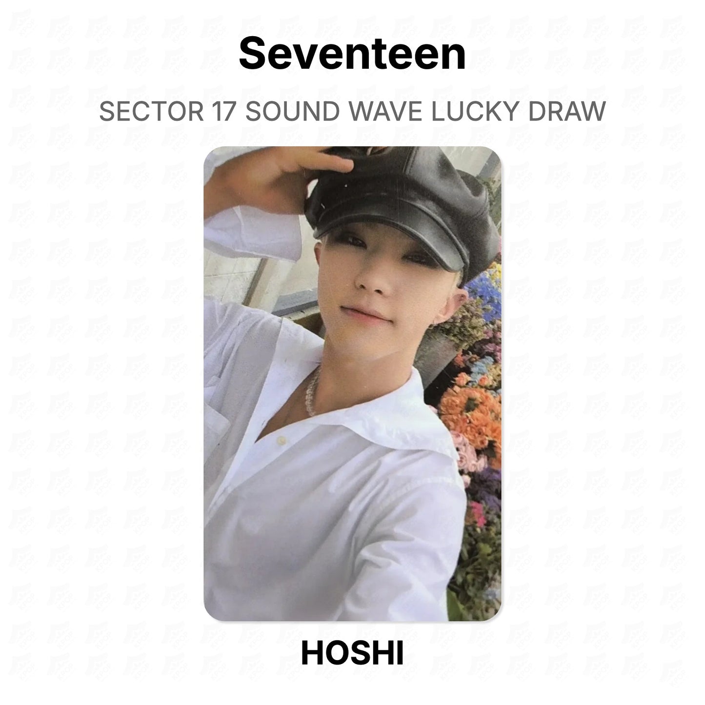 Seventeen SECTOR 17 SOUND WAVE LUCKY DRAW Official Photocard