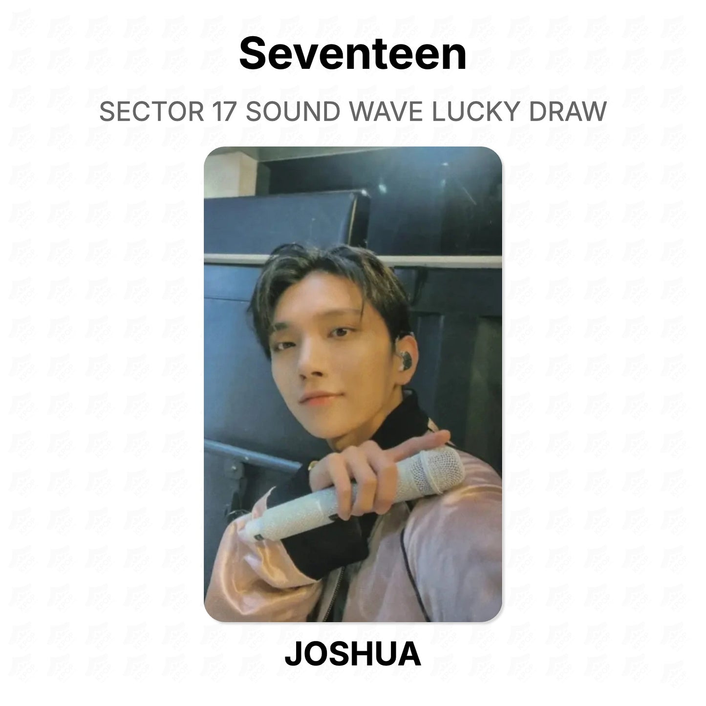 Seventeen SECTOR 17 SOUND WAVE LUCKY DRAW Official Photocard