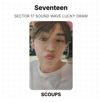 Seventeen SECTOR 17 SOUND WAVE LUCKY DRAW Official Photocard