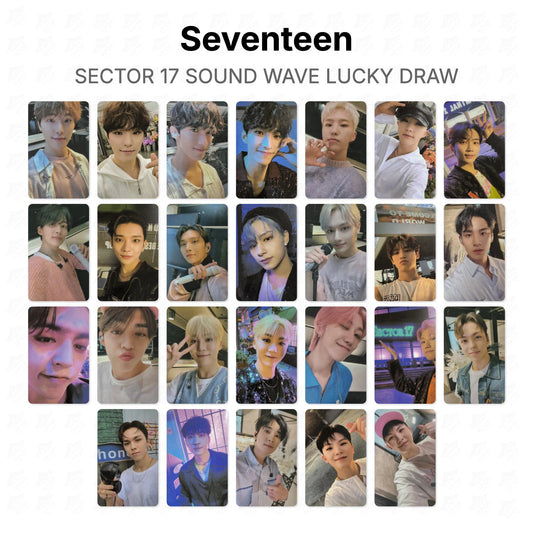 Seventeen SECTOR 17 SOUND WAVE LUCKY DRAW Official Photocard