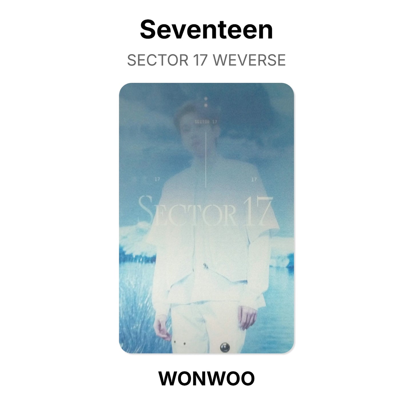 Seventeen SECTOR 17 WEVERSE Offizielle Photocard
