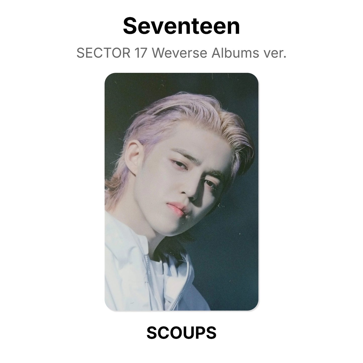 Seventeen SECTOR 17 Weverse Albums ver. photocard oficial