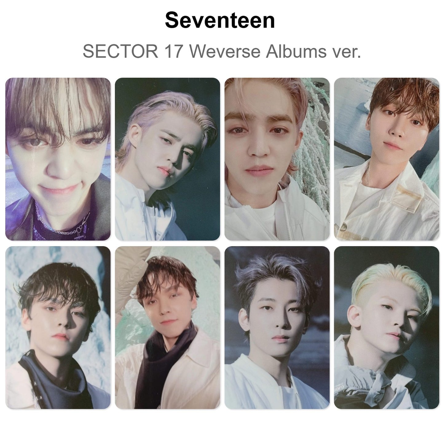 Seventeen SECTOR 17 Weverse Albums ver. photocard oficial