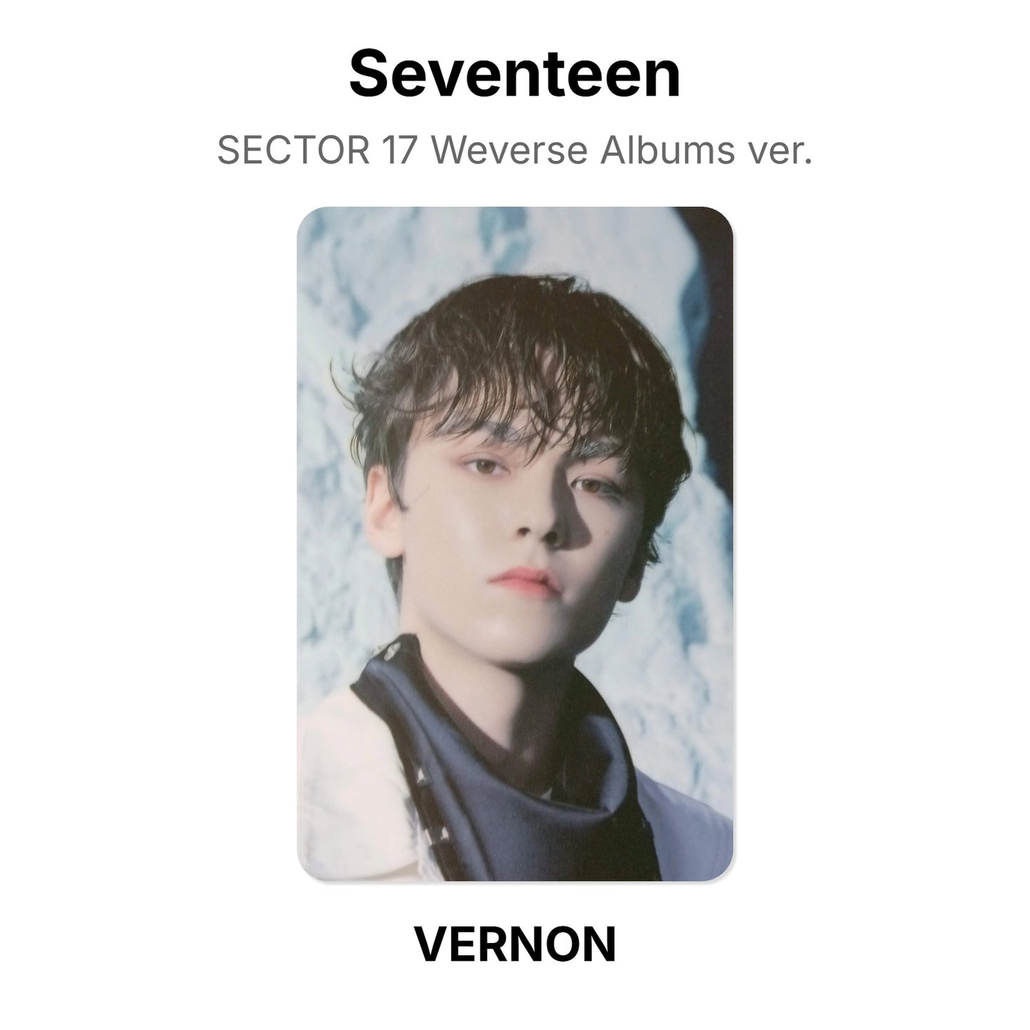 Seventeen SECTOR 17 Weverse Albums ver. photocard oficial
