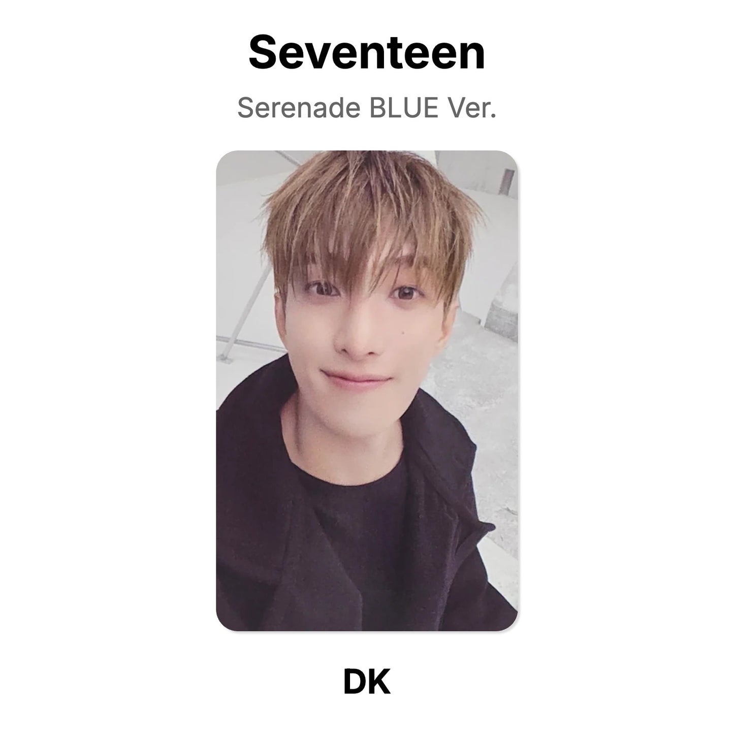 Seventeen Serenade BLUE Ver. Official Photocard