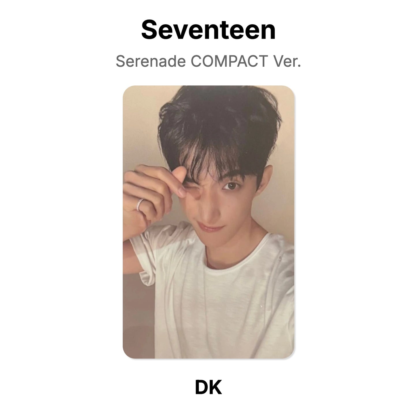Seventeen Serenade COMPACT Ver. photocard oficial