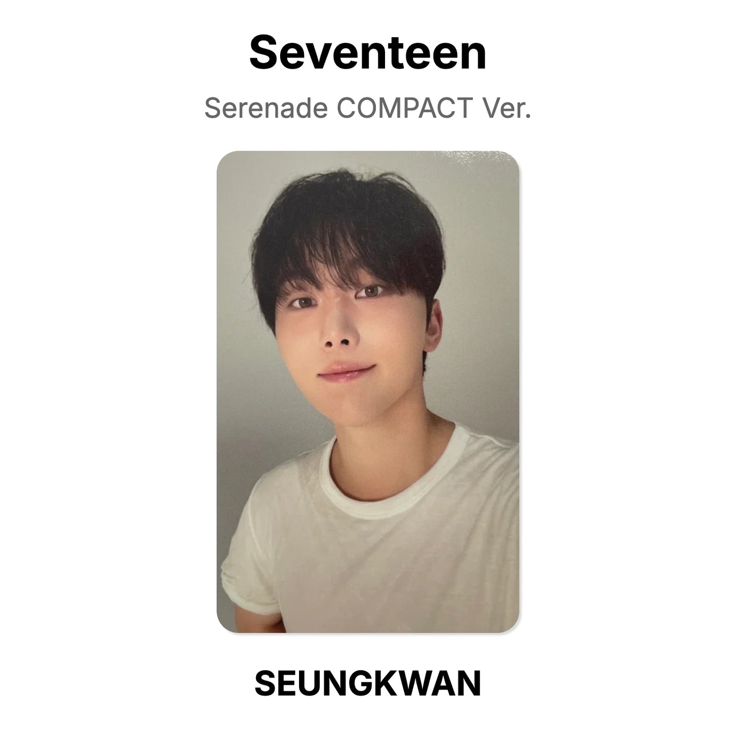 Seventeen Serenade COMPACT Ver. photocard oficial
