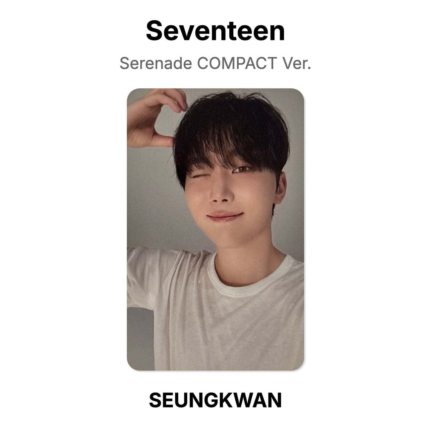Seventeen Serenade COMPACT Ver. photocard oficial