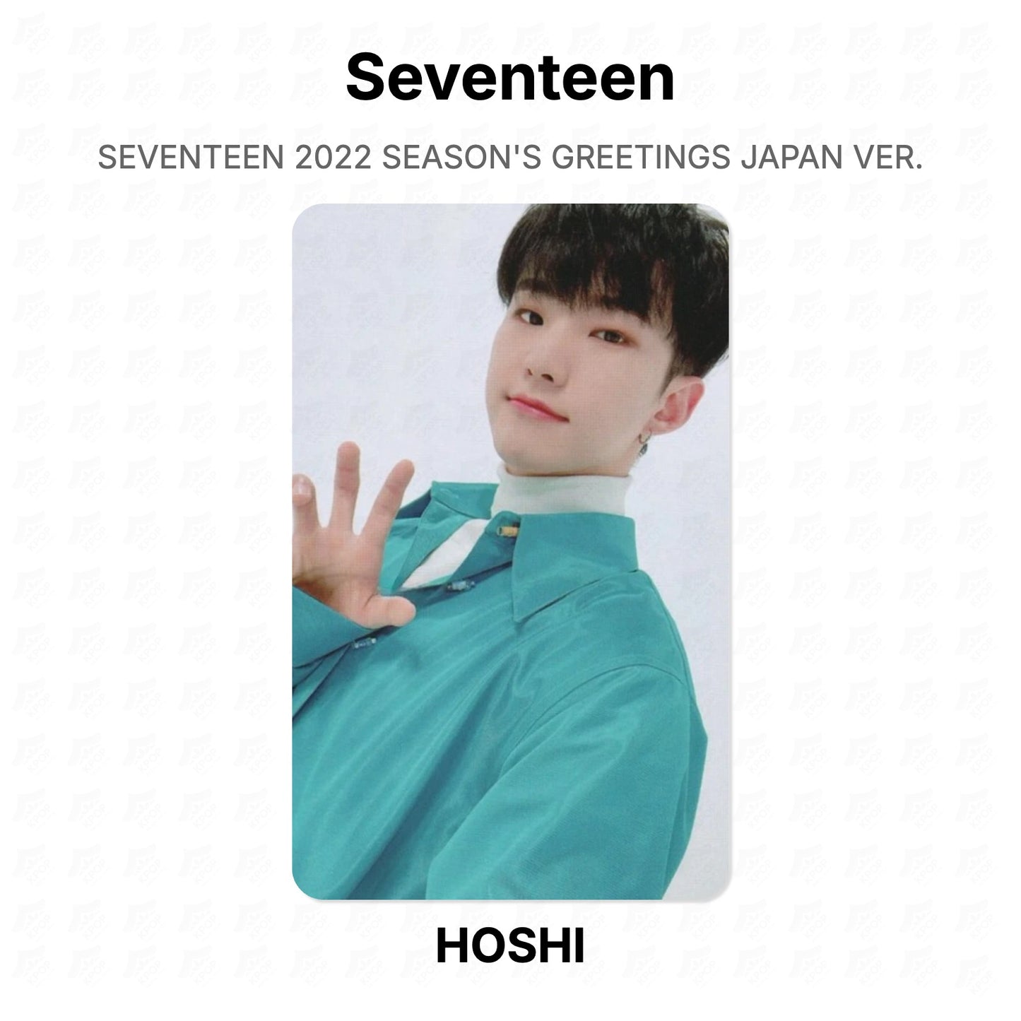 Seventeen 2022 SEASON'S GREETINGS JAPAN VER. Official Photocard