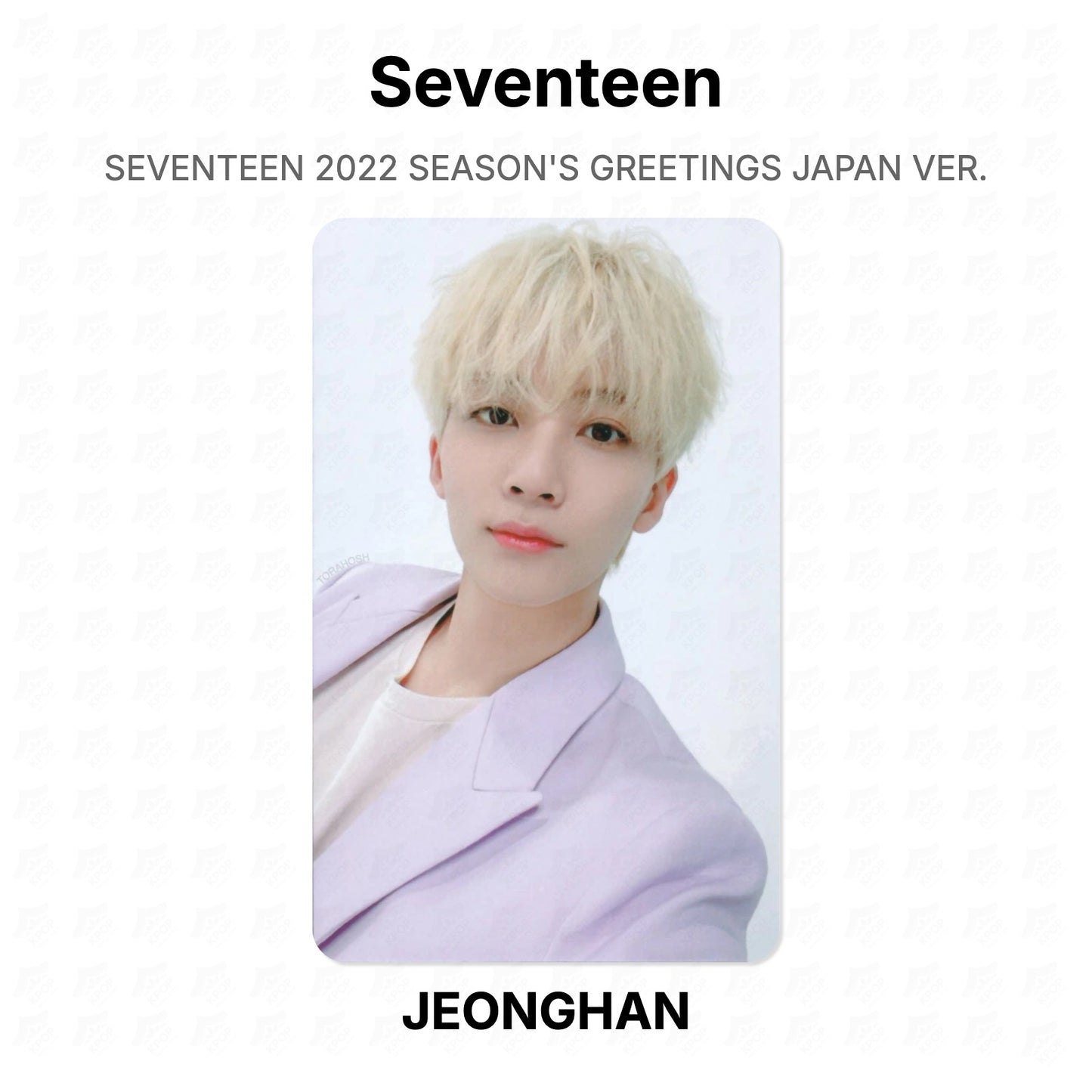 Seventeen 2022 SEASON'S GREETINGS JAPAN VER. Official Photocard