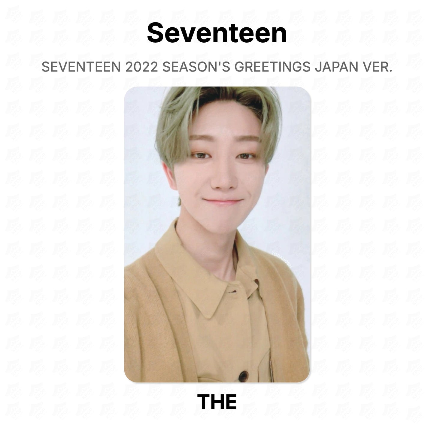 Seventeen 2022 SEASON'S GREETINGS JAPAN VER. Official Photocard