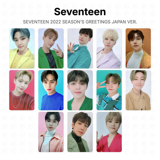 Seventeen 2022 SEASON'S GREETINGS JAPAN VER. Official Photocard