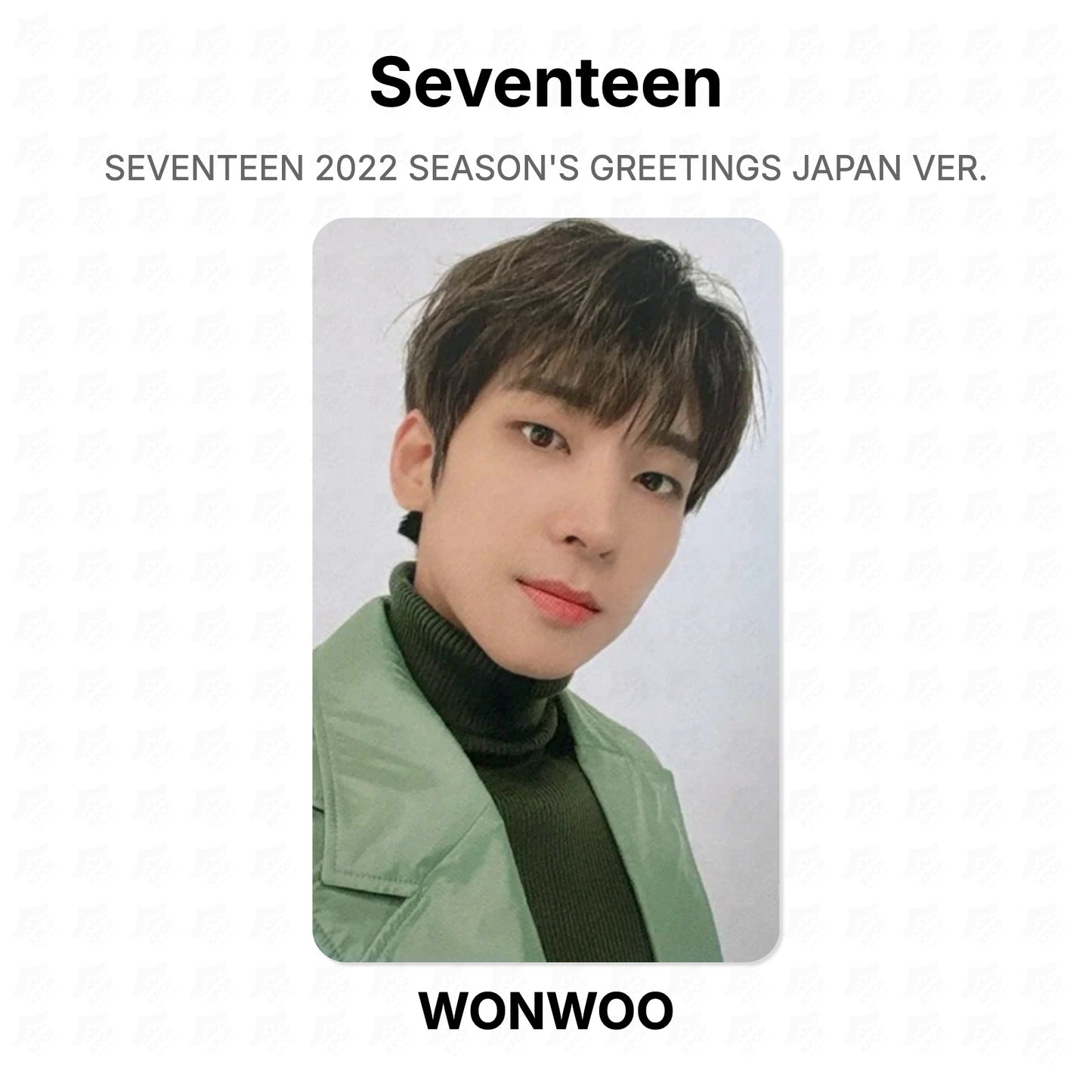 Seventeen 2022 SEASON'S GREETINGS JAPAN VER. Official Photocard