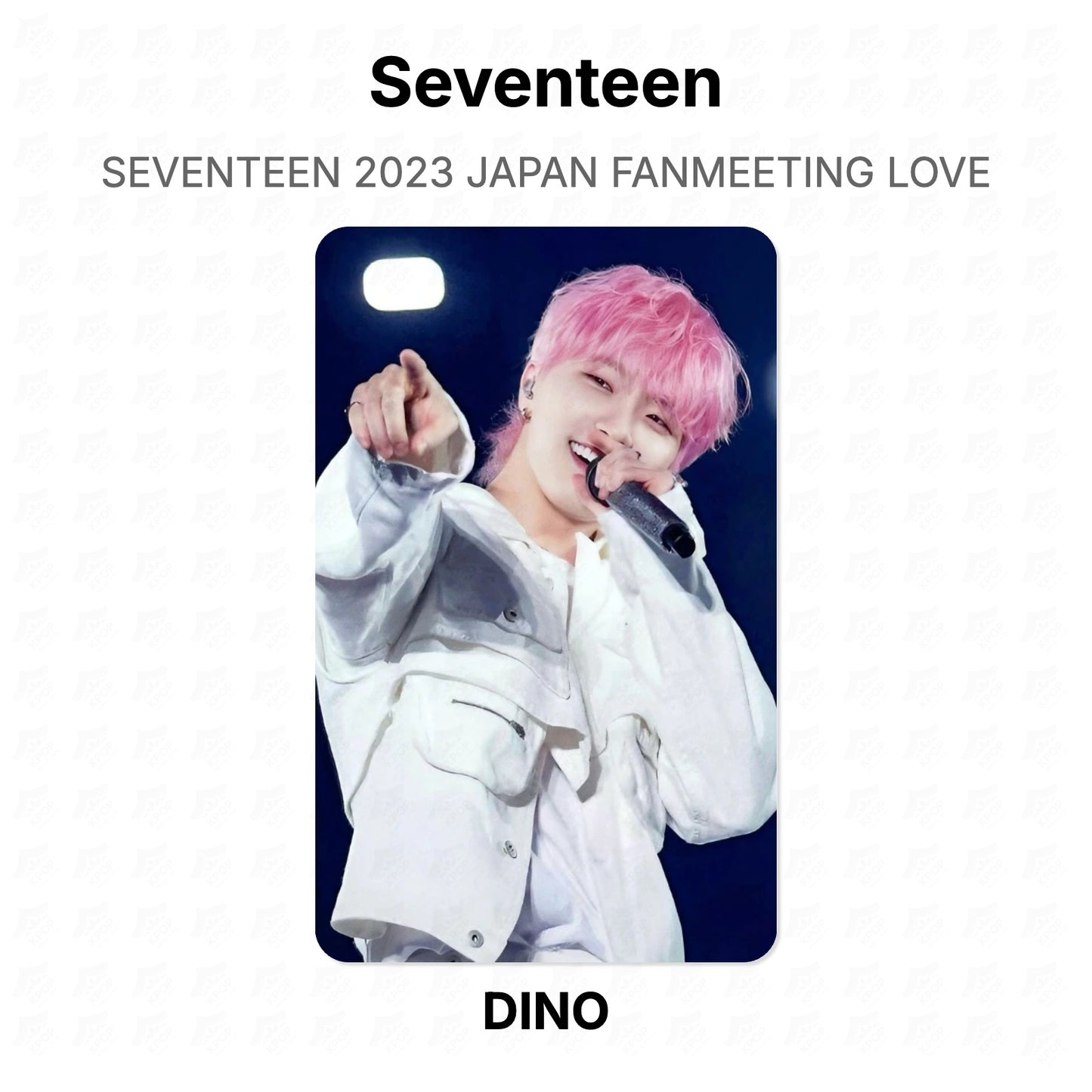 Seventeen 2023 JAPAN FANMEETING LOVE Official Photocard