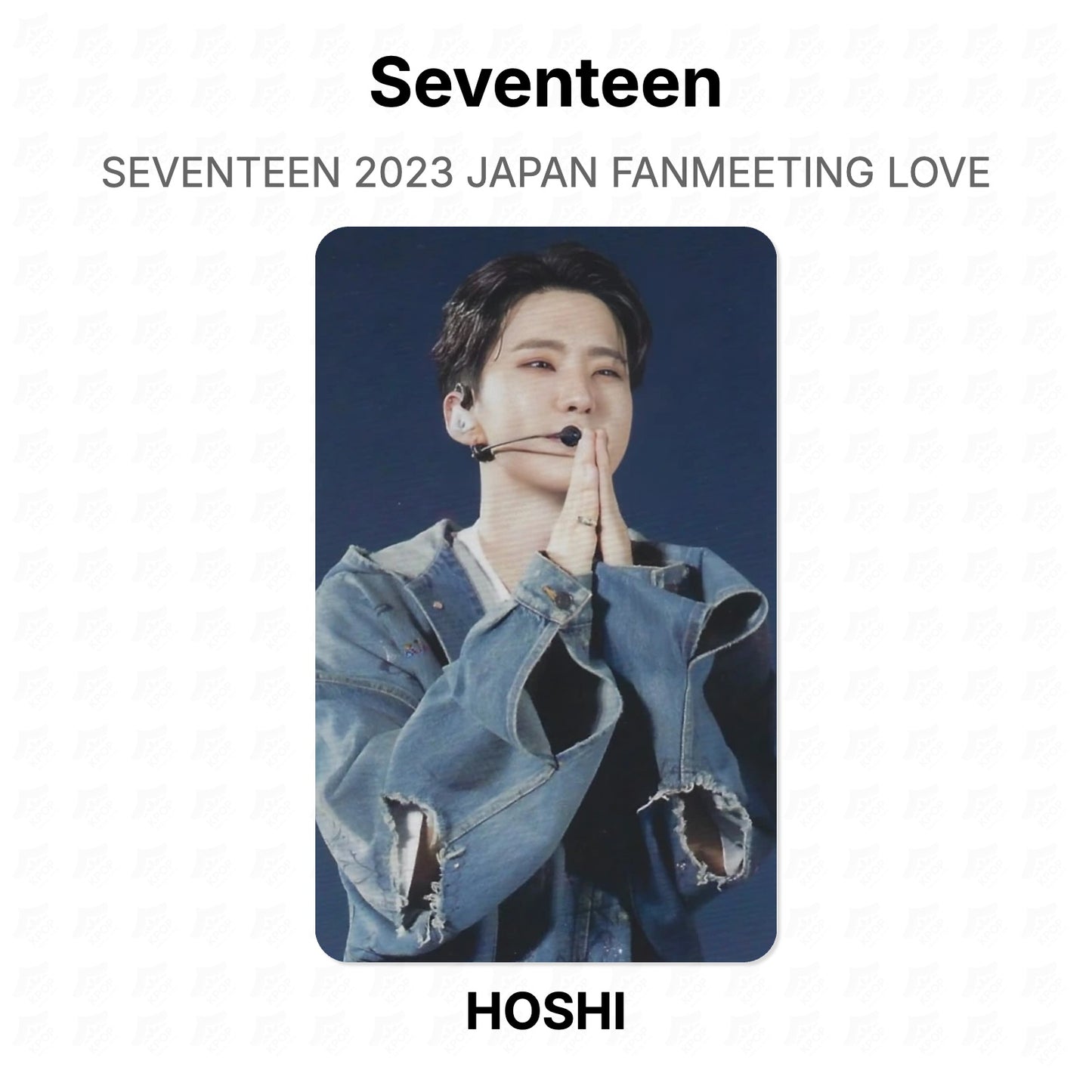 Seventeen 2023 JAPAN FANMEETING LOVE Official Photocard