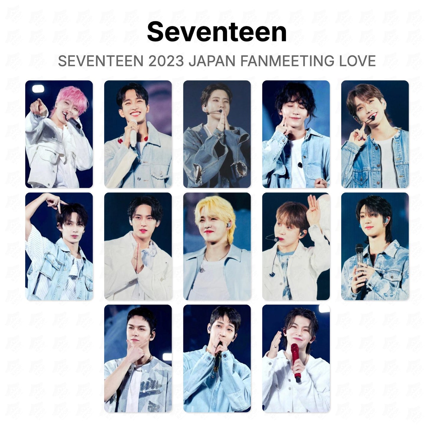 Seventeen 2023 JAPAN FANMEETING LOVE Official Photocard