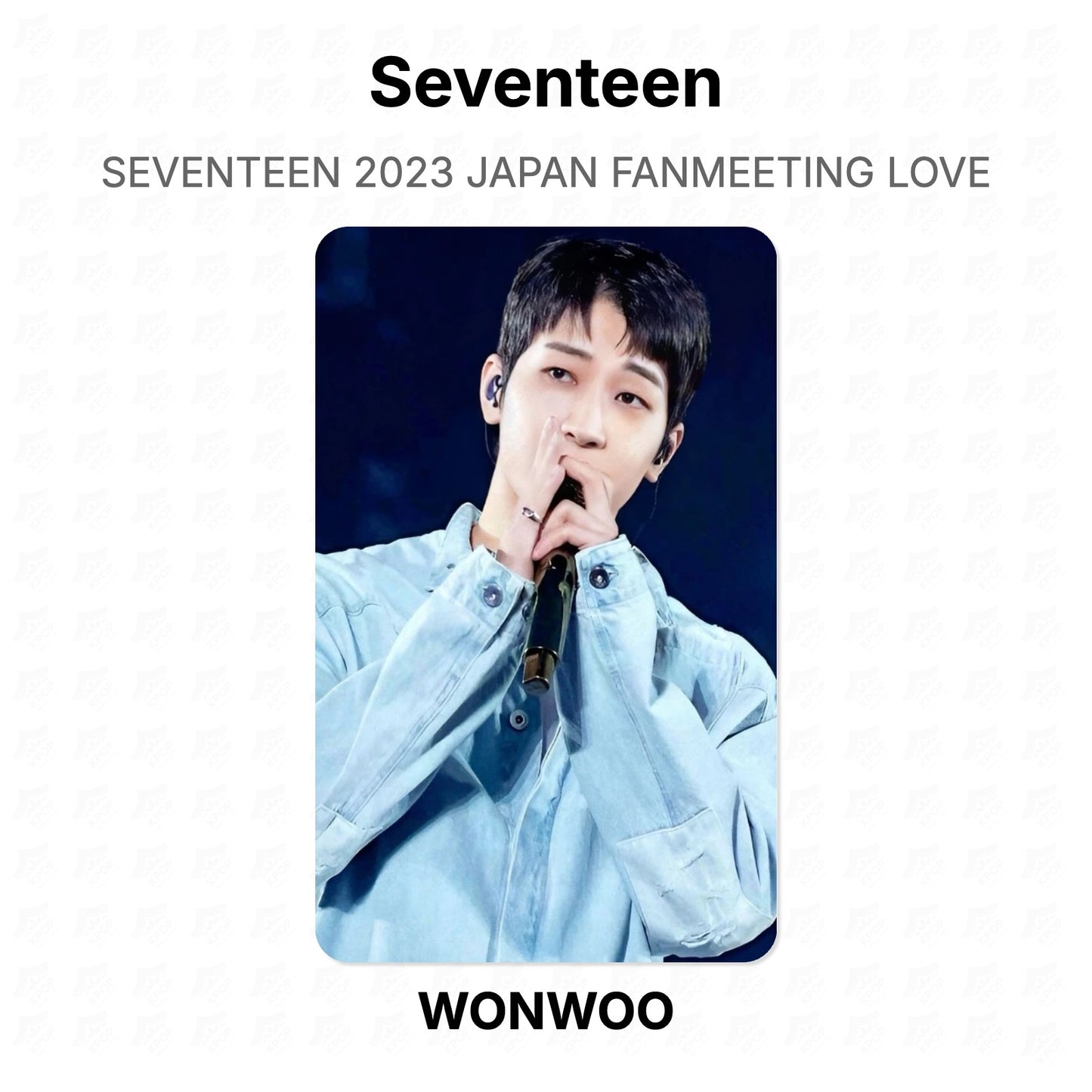 Seventeen 2023 JAPAN FANMEETING LOVE Official Photocard