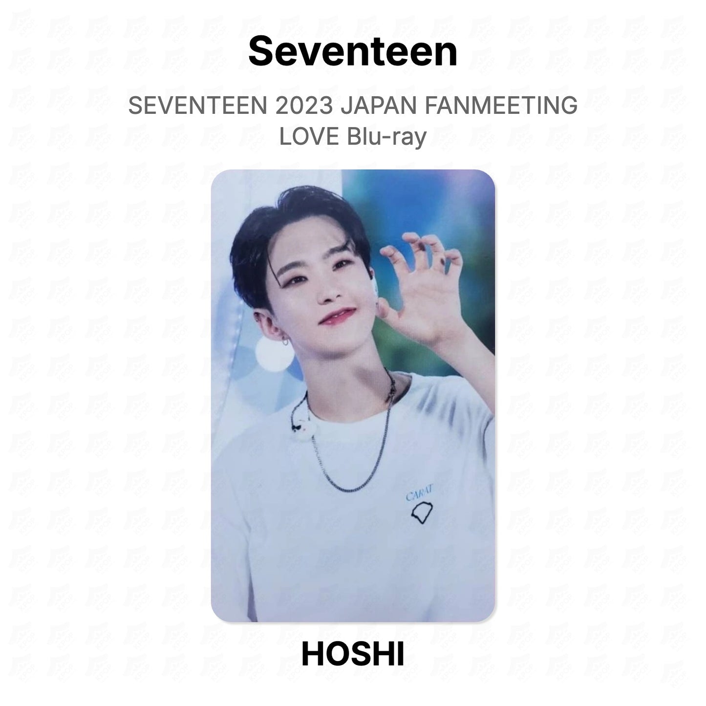 Seventeen 2023 JAPAN FANMEETING LOVE Blu-ray Official Photocard