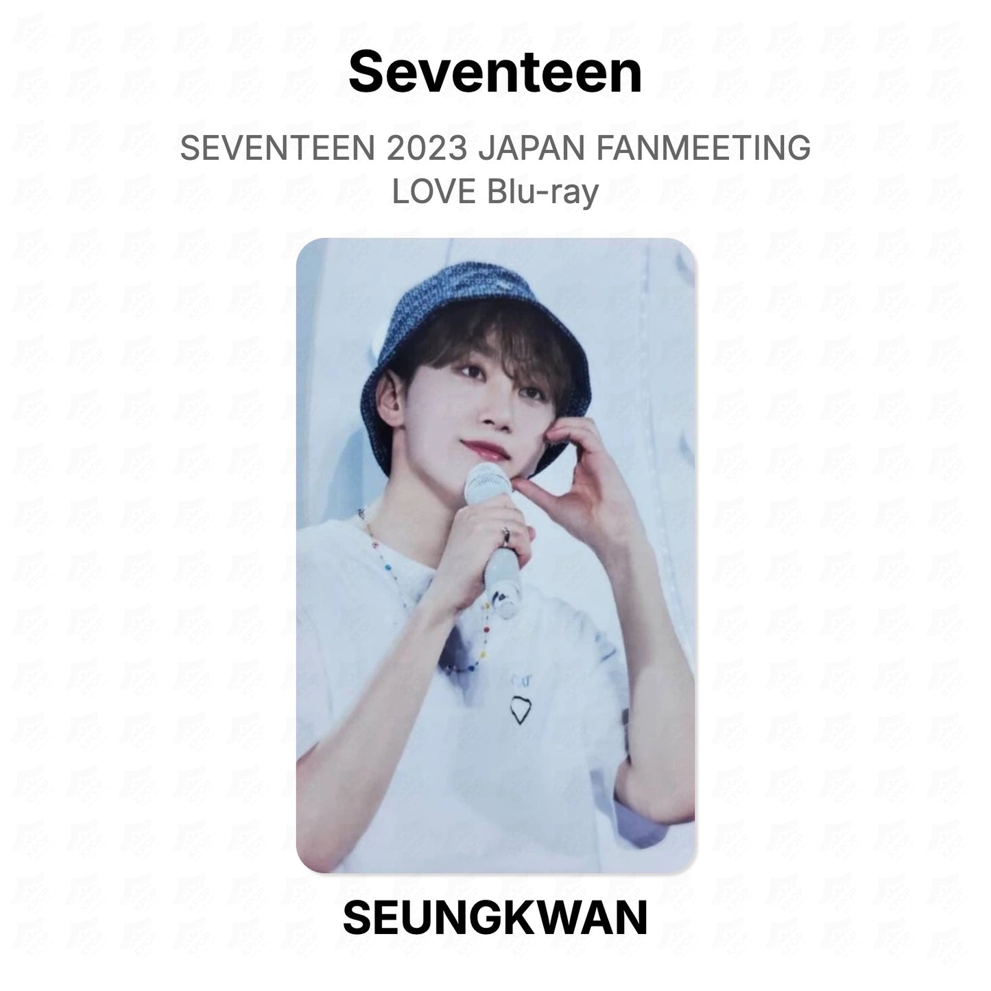 Seventeen 2023 JAPAN FANMEETING LOVE Blu-ray Official Photocard