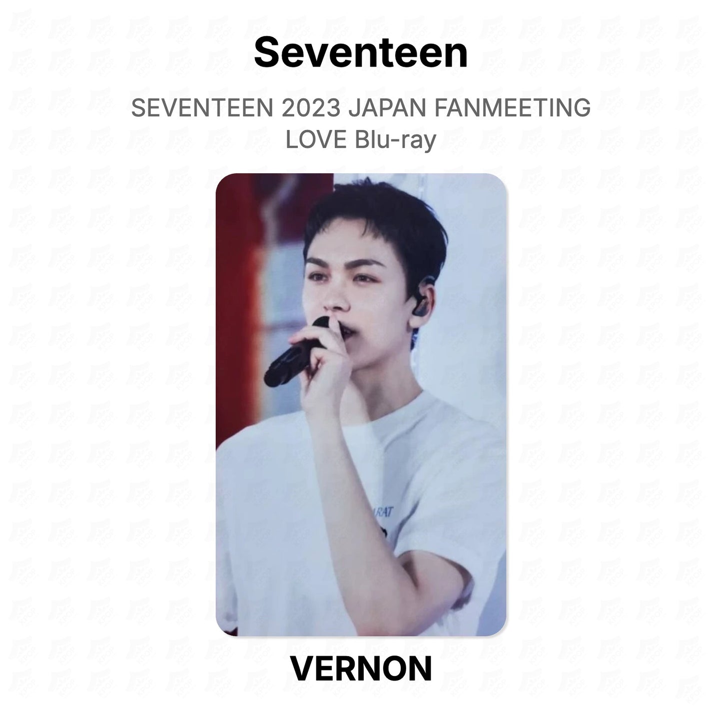 Seventeen 2023 JAPAN FANMEETING LOVE Blu-ray Official Photocard